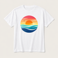 Sunset Waves Tee